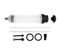 Hsthe Sea Jeringa de succión de Aceite de 200ml con 2 mangueras y un par de Anillos de Goma de Repuesto, Bomba de Aceite Manual para Cambio de Aceite y líquido