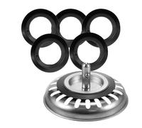 Hsthe Sea Junta de Sellado para desagüe del Fregadero de Cocina, colador de Cesta, Sello para tapón del Fregadero de Cocina, válvula de Drenaje, 10 Uds.