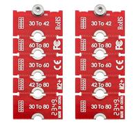 Hsthe Sea M.2 Adaptor Bracket SSD Extension Bracket Card Plate PCB Board Support 2230 2242 2260 2280 -Pack of 2