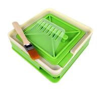 Hsthe Sea Máquina llenadora Manual de cápsulas con Herramienta esparcidora y cápsulas de píldoras vacías - Ideal para pequeñas fábricas, farmacias y Laboratorios - Herramienta de llenado de cápsulas