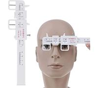 Hsthe Sea Medida óptica Vernier PD Regla Medidor de distancia de pupila,Medidor de distancia de pupila de plástico,Regla de distancia pupilar,Equipo de accesorios de gafas