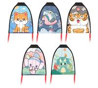 Hsthe Sea Mini Cometas de 6 uds, Cometa con eyección del Pulgar, fácil de Volar, Divertido Juguete para Deportes al Aire Libre, Regalo para niños