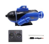 Hsthe Sea Mini RC Submarino 4CH Lindo Radio Control Remoto Barco Luz de Buceo eléctrica para Peces Tanque De Agua Bañera Regalo de Cumpleaños