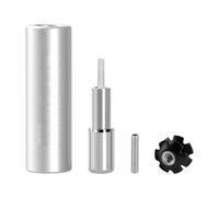 Hsthe Sea Mountain Bike Front Fork Core Driving Tool, Stainless Steel Adjustment Installer, Install Star Nut Insert Tool for 22.2、25.4、28.6mm