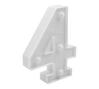 Hsthe Sea Number Light Sign LED Marquee Number Light Up 0-9 Digits Lights Sign for Home Party Bar Wedding Festival Birthday Decorations (4)