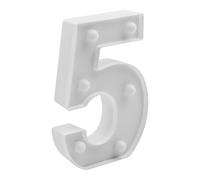 Hsthe Sea Number Light Sign LED Marquee Number Light Up 0-9 Digits Lights Sign for Home Party Bar Wedding Festival Birthday Decorations (5)