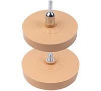 Hsthe Sea, Paquete de 2 limpiadores de Pintura para automóviles con Adaptador de Taladro, Elimina eficazmente Pegatinas Adhesivas, gráficos y rayones de Las Superficies del automóvil, 88 mm/3,5"