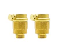 Hsthe Sea Paquete de 2 válvulas de Purga automática, válvula de Escape de latón DN15 G1/2 Pulgadas, Purga rápida con Filtro para Calentadores de Agua solares