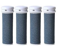 Hsthe Sea Paquete de 4 rodillos de repuesto minerales extra gruesos Canwn Rollos de repuesto minerales para rodillos de repuesto para removedor de callos Emjoi Micro Pedi (gris)