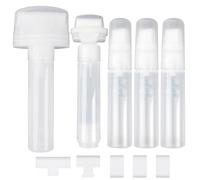 Hsthe Sea Paquete de 5 marcadores de Grafiti, marcadores de Pintura Recargables, rotuladores de Pintura acrílica para Paredes, Kit de Manualidades con 5 Cabezales de Repuesto (50 mm, 30 mm, 15 mm)