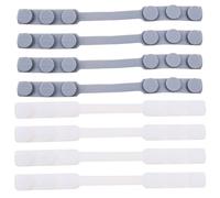 Hsthe Sea Paquete de 8 Correas de extensión de máscara de Silicona Hebilla de fijación de máscara Ajustable Alivia la presión y el Dolor