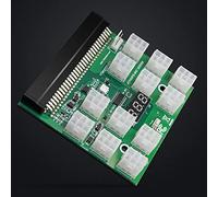 Hsthe Sea PCI-E 12 V 64 pines a 12 x 6 pines fuente de alimentación adaptador de servidor placa de ruptura para 1200 W 750 W PSU GPU minería (solo placa adaptadora)