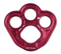 Hsthe Sea Placa de Anclaje de 3 Orificios Force Paw Rigging, Divisor de Fuerza para Dedos, Equipo de Escalada para Danza aérea y Escalada en Roca