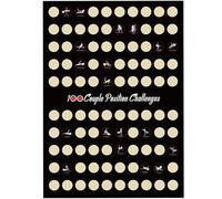 Hsthe Sea Póster para rascar del día de San Valentín, desafío de 100 Posiciones, póster para rascar del día de San Valentín, Caja de Regalo para Parejas