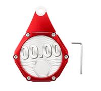 Hsthe Sea Soporte de Disco de impuestos Aleación de Aluminio Soporte de Disco de impuestos de Motocicleta Soporte de Permiso de Motocicleta -Rojo