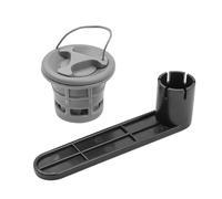 Hsthe Sea Tapones de Aire universales de 6 Ranuras Válvula de Aire para Botes de Kayak con Llave, reemplazos de Tapa de válvula de Gas de Aire de Doble Sello para Balsas inflables