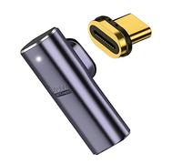 Hsthe Sea Type-C USB C Adaptador magnético de 90 Grados USB4.0 PD 140W Soporte 8K@60hz 40Gbp/s Salida de Video