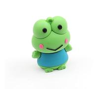 Hsthe Sea Unidad flash USB, 32 G, diseño de dibujos animados, USB 2.0, de alta velocidad, disco de memoria portátil para almacenamiento de datos (rana)