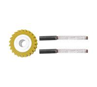 Hsthe Sea W10112253 Reemplazo de Engranaje helicoidal de Mezclador (Amarillo) con 2 escobillas de carbón, Adecuado para 5KSM150 5KSM45 5KSM90 5KSM125 5KSM175 5KSM185 5KSM156 5K45SS