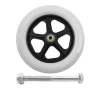 Hsthe Sea Wheels Silla de Ruedas Rueda Delantera giratoria Rueda de Goma Antideslizante Accesorio para Silla de Ruedas (8 Pulgadas) Proporciona un Funcionamiento Suave y un Movimiento Seguro