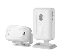 Hsthe Sea Wireless PIR Sensor de movimiento Detector Alarma de seguridad Chime con luz nocturna para tienda Tienda Oficina Inicio Puerta de entrada Bienvenido, etc.
