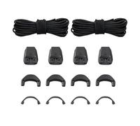 HstiaLving Cordones Elásticos, 2 Pares Kit de Cordones140 CM No Tie Cordones CordonesSin Nudo de Cierre Rápido para Zapatillas Deporte Sistema Quicklace Kit Completo Talla Unica para Adultos y Niños