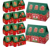 HSTWODE 10pcs Geschenkverpackung,kleine schachteln,geschenkkarton, Weihnachtsgeschenkboxen für Weihnachten und Hochzeiten, Partybonbons