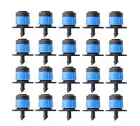 HSTWODE 30/50/100/120/150/200 unidades de proyectores de riego por goteo, rociadores de riego ajustables, rociadores de plástico micro flujo para riego por goteo (50)