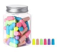 HSTWODE 30 pares de orejeras opax, para dormir ohropax, protección auditiva, tapones para dormir, ideales para viajes diarios, para dormir por la noche o para aprender (colores mezclados, talla única)