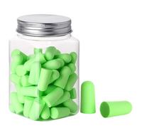 HSTWODE 30 pares de orejeras opax, para dormir ohropax, protección auditiva, tapones para dormir, ideales para viajes diarios, para dormir por la noche o para aprender (verde, talla única)