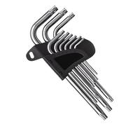 HSTWODE Juego de 1 hexágono interior de acero duro, contacto perfecto con los tornillos, 2,6 mm - 8,5 mm, con soporte en T (plata estándar)