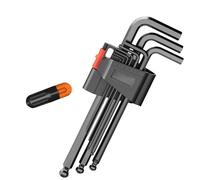 HSTWODE Juego de 1 hexágono interior de acero duro, contacto perfecto con tornillos, 1,5 mm - 10 mm, para casa y profesional (rótula, estándar)