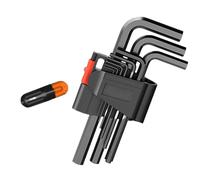 HSTWODE Juego de 1 hexágono interior de acero duro, contacto perfecto con tornillos, 1,5 mm - 10 mm, para casa y profesional (cabeza plana estándar)