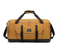 HSTWODE Sporttasche Reisetasche 55L groß Gym Bag Faltbar Trainingstasche leicht Duffel Bag für Sport Fitness Reisen geeignet für Männer und Frauen, caqui, Correa de yoga ajustable con hebilla de