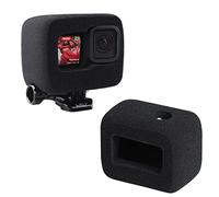 HSU 2 Piezas Carcasa de Espuma para GoPro Hero 13/12/11/10/9, Cubierta de Reducción de Ruido para la Grabación de Audio y Vídeo al Aire Libre