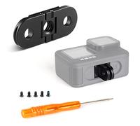 HSU Adaptador de trípode para GoPro, Dedo Plegable con Puerto de conexión de 1/4 para Hero 12/11/10/9/8 y GoPro MAX