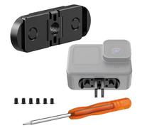 HSU Dedo plegable para Hero 12/11/10/9/8 y GoPro Max, funciona con soportes de pestillo magnético o soportes de tornillo de 1/10.2 cm-20 para compatibilidad con trípodes tradicionales
