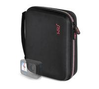 HSU Funda Transporte para GoPro, Bolsa Viaje Portátil Impermeable para Cámaras Acción Hero 13/12/11/10/9/8/7/6/5/4/3 y Accesorios (Tamaño Mediano, Rojo)