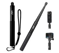 HSU Palo de selfie invisible de 150 cm, poste monopié de extensión para cámara de acción Insta360 ONE X4, X3, X2, X, Insta360 ONE R, RS, GoPro, DJI