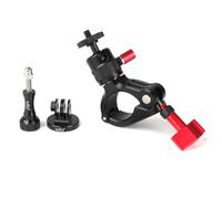 HSU Soporte de Bicicleta para GoPro Cámara, Soporte de Manillar para Insta360, 360 ° Rotación de Montaje de la Motocicleta para Cámaras de Acción