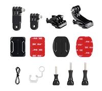 HSU Soporte de Casco para GoPro, Accesorio de cámara para Hero 13/12/11/10/9/8/7/6/5/4/3, Soporte de extensión para cámaras de acción