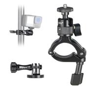 HSU Soporte de manillar para Go Pro, soporte de trípode de aluminio para Insta 360 y otras cámaras de acción Osm0 para bicicleta y motocicleta