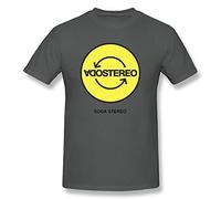 Hsuail - Camiseta para hombre, diseño de logotipo de Soda Stereo - Multi - S