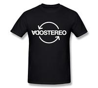 hsuail Hombres de Soda Stereo banda símbolo camiseta - Multi - L