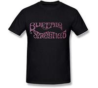 Hsuail Men's Buffalo Springfield Logo T-Tshirts Camisetas y Tops(X-Large)