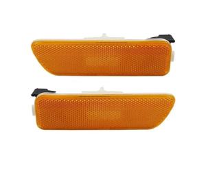 HSUF Giro Indicadoras Luz 2 Luces De Posición Delanteras, Intermitentes Y De Posición Para VW Para Golf 4 Para Jetta MK4 (1999-2005)(Amarillo)