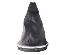 HSUKIHO Para Fabia 2 MK2 2007-2010 Para Roomste 06-10 Perilla De Palanca De Cambios De Coche Bota Palanca De Cambios Perilla De Cambio De Marchas Palanca velocidad Coche(Silver boot)