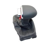 HSUKIHO Para Para A3 8P Para A4 B8 Para A5 Para A6 C6 Para Q5 2009 2010 2011 2012 2013 Perilla Palanca Cambios Bota Polaina Cuero Negro 4GD713139 Palanca velocidad Coche(Grey)
