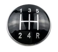 HSUKIHO Para VW Para Passat B5 3BG B6 B7 CC 3C Para Golf 4 MK4 Para Bora Para Jetta Perilla De Palanca De Cambios De Coche Emblema Tapa Cubierta Palanca velocidad Coche(12345R)