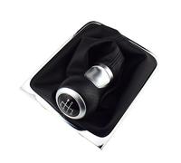 HSUKIHO Para VW Para Passat B6 2005 2006 2007 2008 2009 2010 2011 5 6 Velocidades Perilla Palanca Cambios Coche Con Marco Cubierta Bota Polaina Palanca velocidad Coche(5 Speed Black)